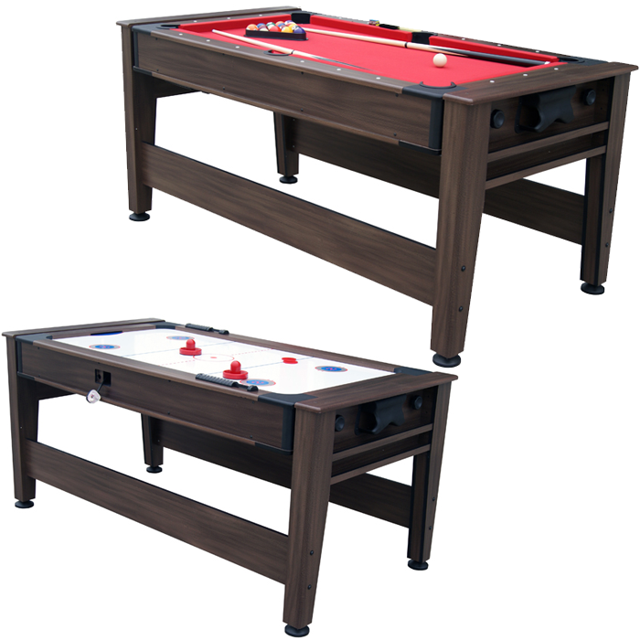Walker & Simpson Petroni 6ft Combo Pool and Hockey Table in Mahogany