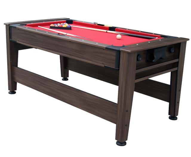 Walker & Simpson Petroni 6ft Combo Pool and Hockey Table in Mahogany