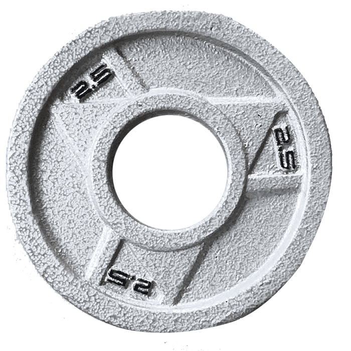 Ironman Olympic Grey Hammerton Tri-Grip Plates 2x 2.5lb