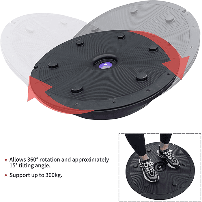 PROIRON Balance Trainer Purple with Resistance Bands & Pump