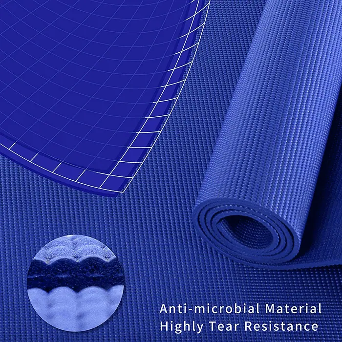 PROIRON Blue Yoga Mat with Free Carry Bag
