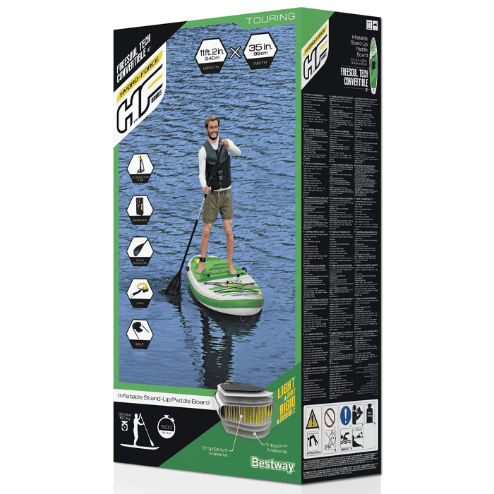 Bestway 11ft 2" Hydro-Force Freesoul Tech Inflatable Paddle Board SUP Set
