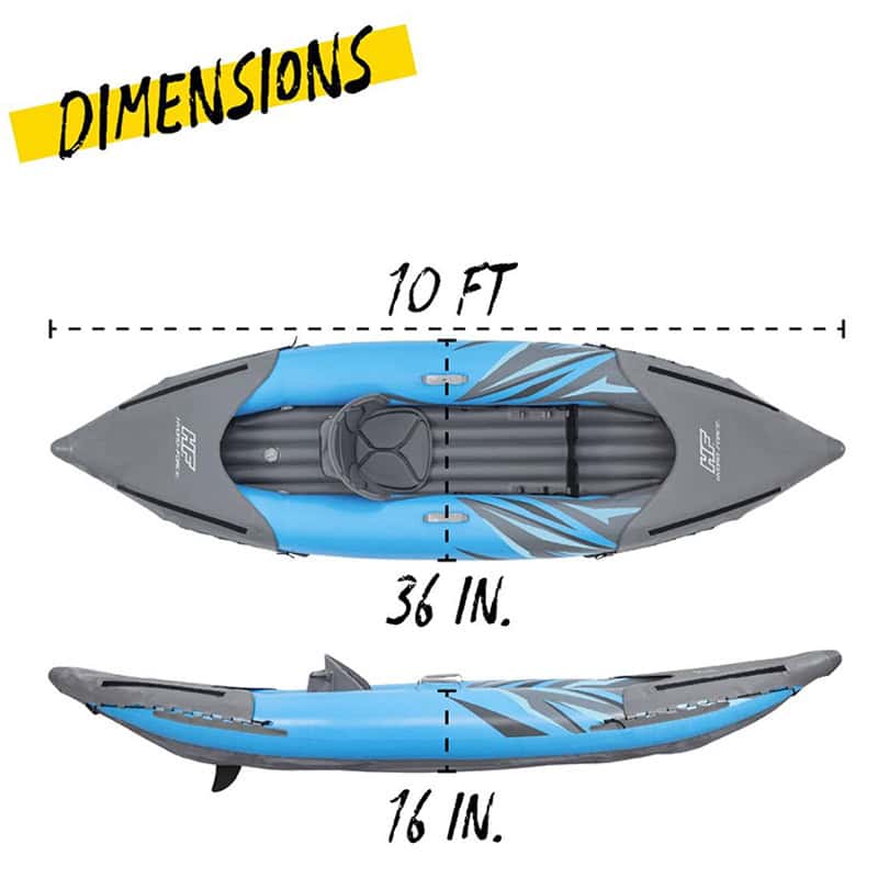 Bestway Hydro‑Force™ Surge Elite 1 Person Inflatable Kayak Set