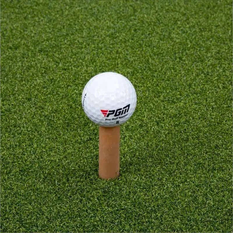 Hillman PGM Semi-Automatic Golf Ball Dispenser and Large Deluxe Turf Practice Mat with Rubber Tee