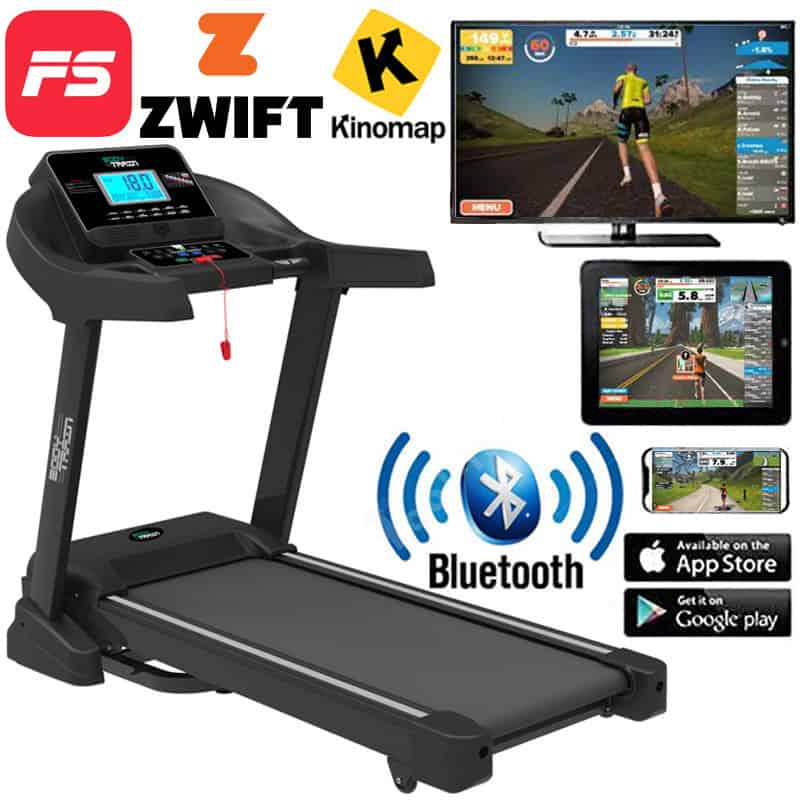 BodyTrain MT-196i Motorised Folding Bluetooth Treadmill