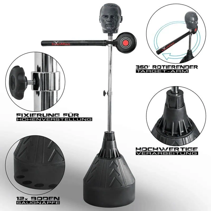 Ironman Boxing Deluxe Smart Reflex Trainer