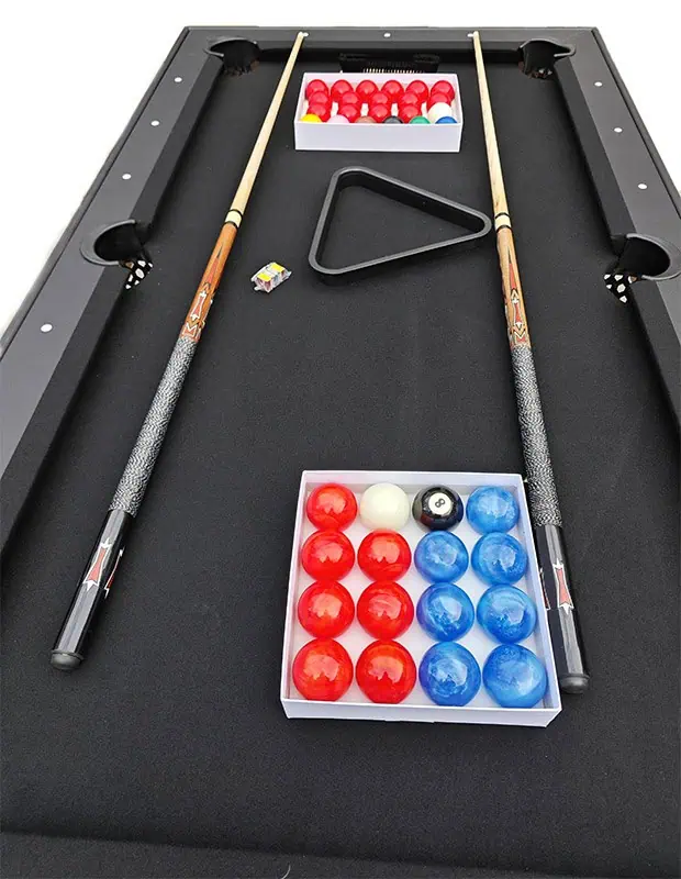 Walker & Simpson Vegas Deluxe 7ft Slate Pool Table with Dining Top
