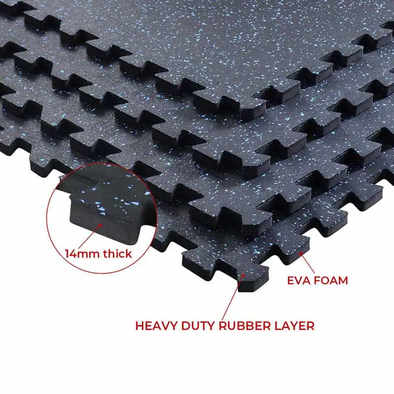 BodyTrain Interlocking Floor Protection Mats