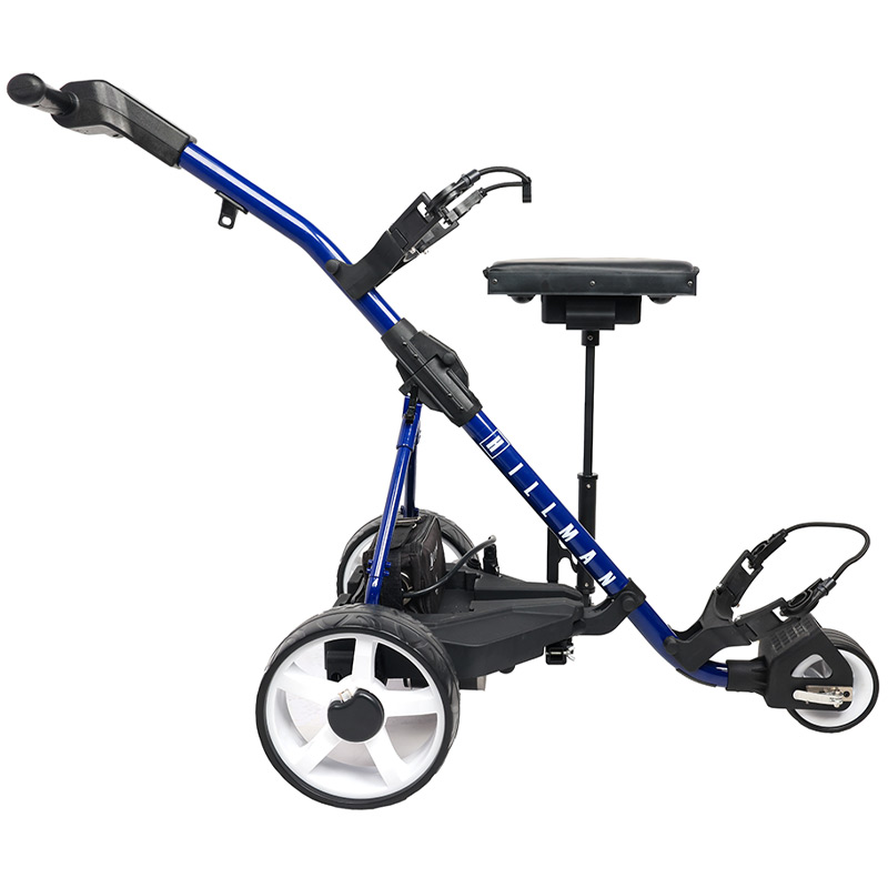 Hillman Lithium Caddie Blue Electric Golf Trolley