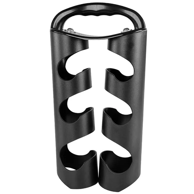 IronMan Neoprene Coated Cast Iron Dumbbell Set with Carry Rack