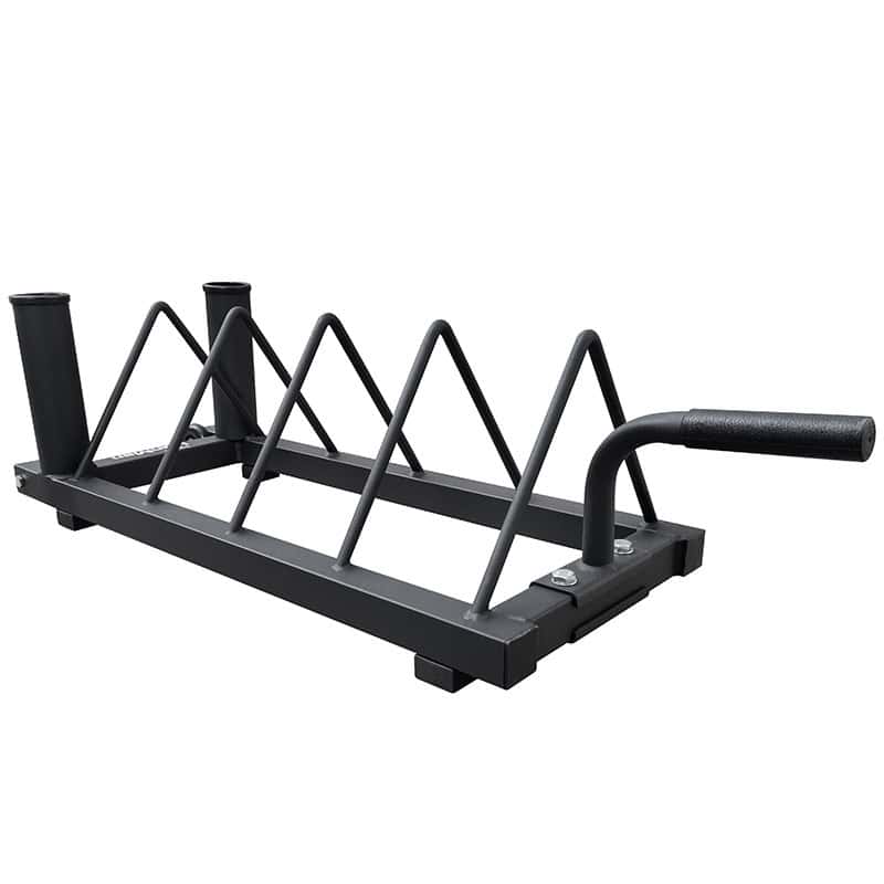 IronMan Horizontal Weight Plate Rack with Wheels