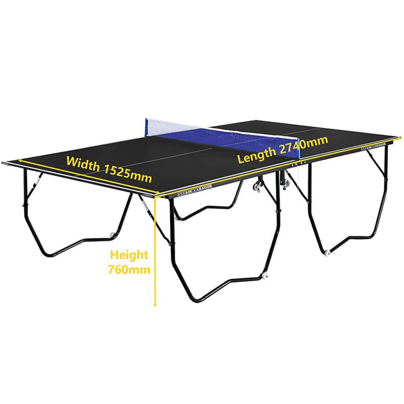Air League Hit Indoor Table Tennis Table Black