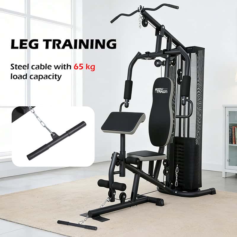 BodyTrain ES-422 Single Station Home Multi Gym 65kg Weight Stack