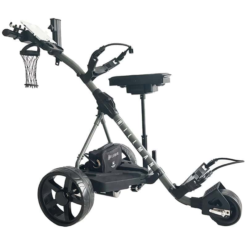 Hillman 36 Hole Lithium Electric Golf Trolley Gunmetal Grey