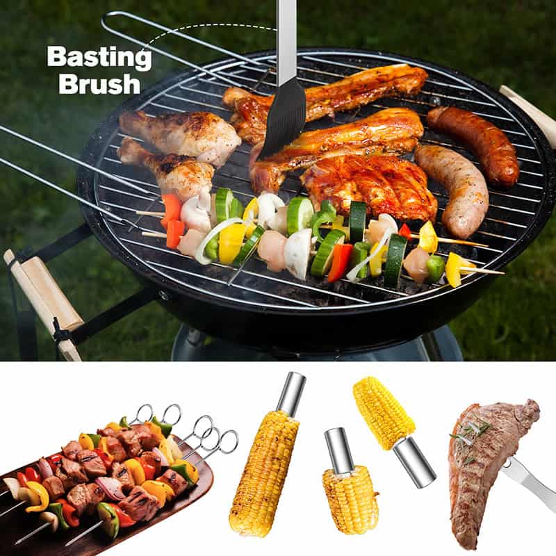 Embermann Prestige 6 Burner Gas Barbecue with Side Burner, Free Heavy-Duty Cover & Deluxe BBQ Tool Set - Image 11