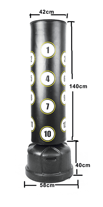 IronMan Kickboxing Power Pro Free Standing Punch Bag - Image 11