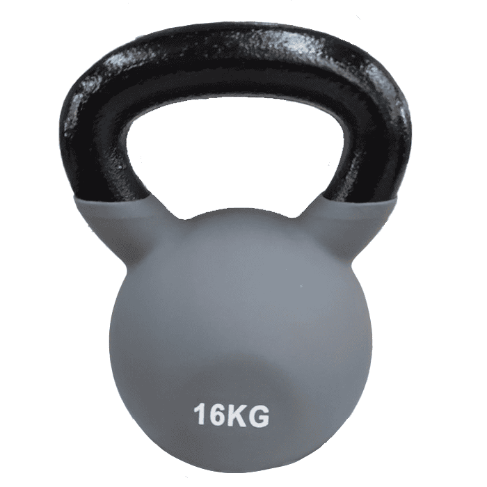 Ironman 16kg Cast Iron Coated Kettlebell - Image 2