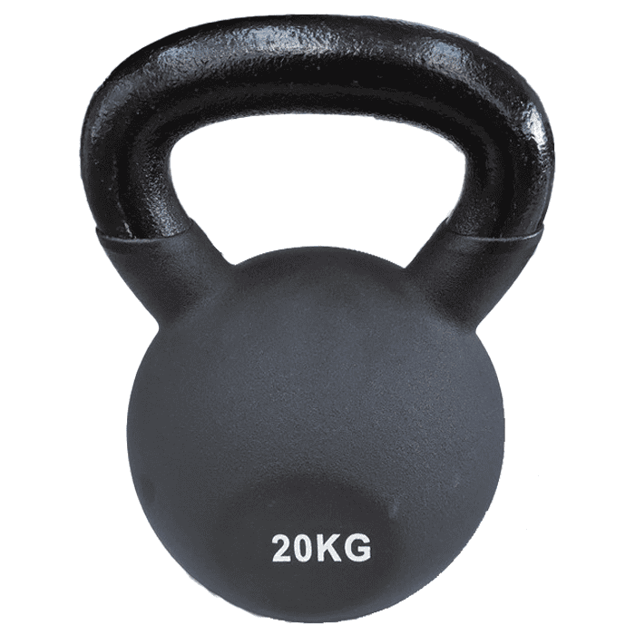 Ironman 20kg Cast Iron Coated Kettlebell - Image 2