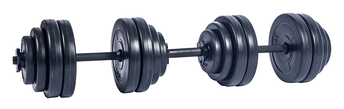 Ironman 30kg Dumbbell Set with Connecting Bar