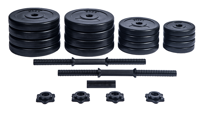 Ironman 30kg Dumbbell Set with Connecting Bar
