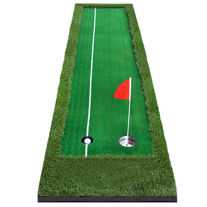 Hilllman PGM Golf Artificial Turf Two Hole Putting Green