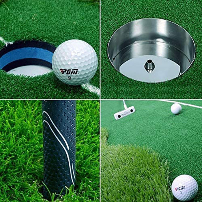 Hilllman PGM Golf Artificial Turf Two Hole Putting Green