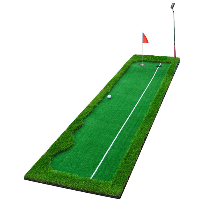 Hilllman PGM Golf Artificial Turf Two Hole Putting Green