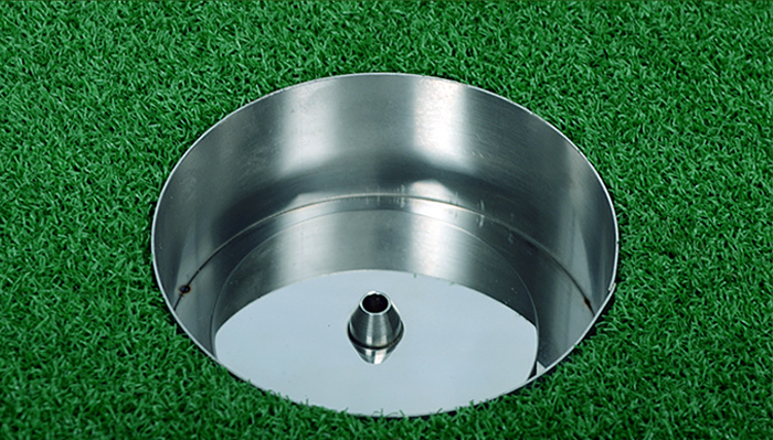 Hilllman PGM Golf Artificial Turf Two Hole Putting Green
