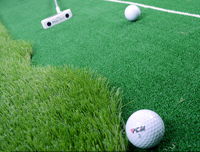 Hilllman PGM Golf Artificial Turf Two Hole Putting Green