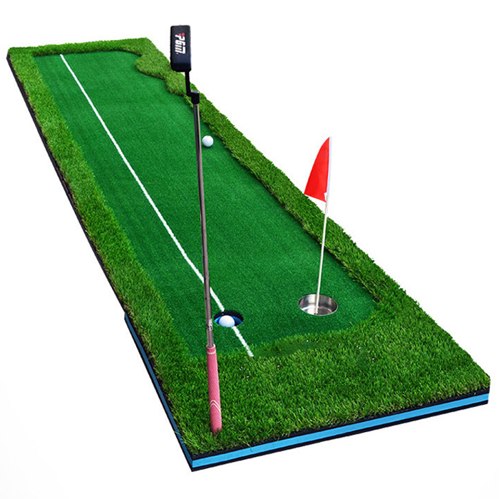 Hilllman PGM Golf Artificial Turf Two Hole Putting Green