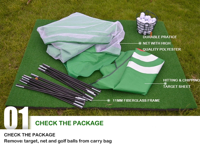 Hillman PGM 3m Golf Practice Net Black - Image 2