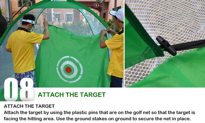 Hillman PGM 3m Deluxe Golf Practice Net Green - Image 12