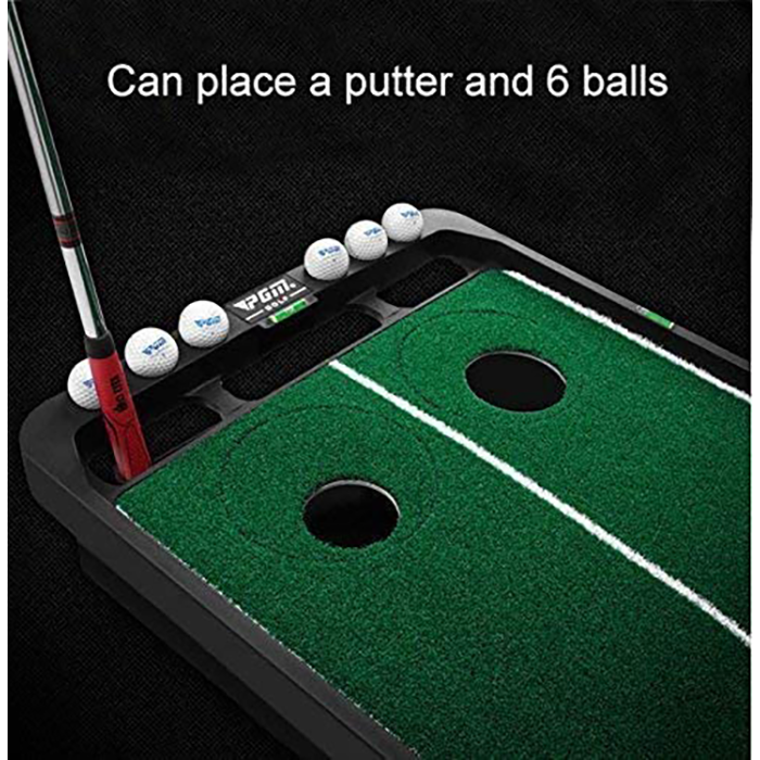 Hillman PGM 3m Adjustable Slope Golf Putting Trainer with Auto Ball Return