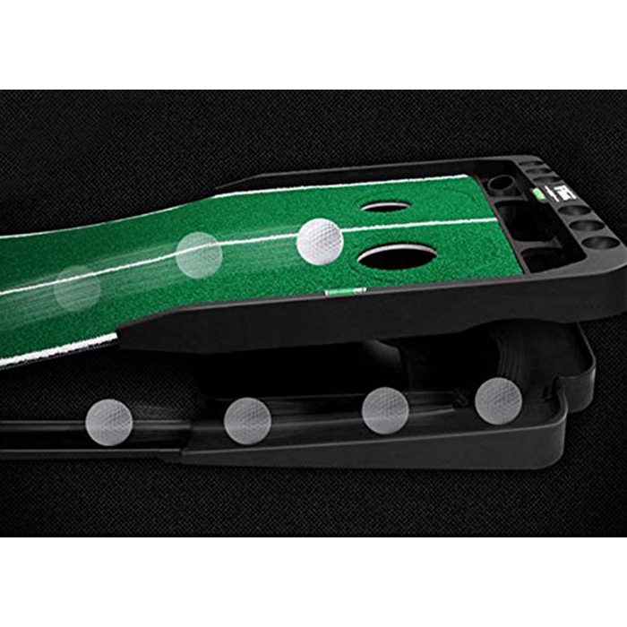 Hillman PGM 3m Adjustable Slope Golf Putting Trainer with Auto Ball Return
