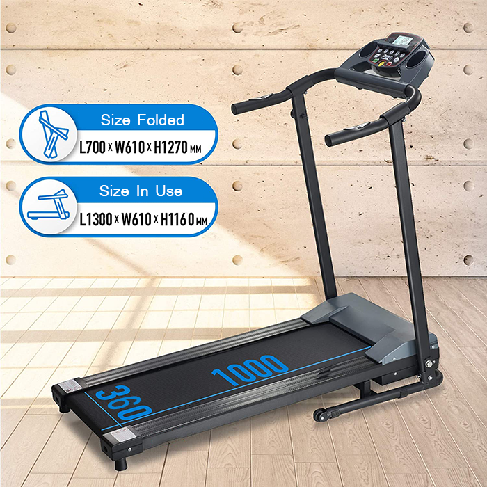 BodyTrain 3000SP Motorised Folding Treadmill