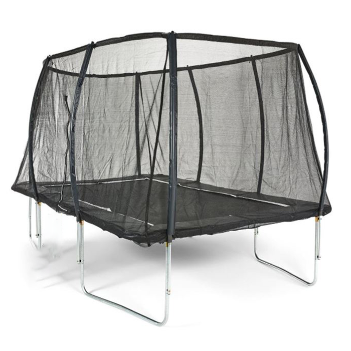8x12ft Rectangular Trampoline with Safety Enclosure