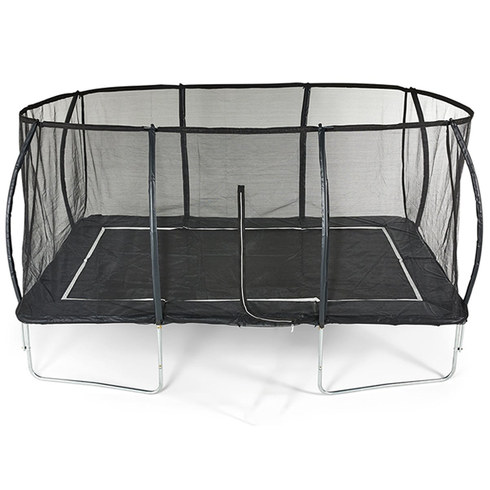 8x12ft Rectangular Trampoline with Safety Enclosure
