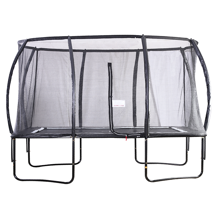 8x12ft Rectangular Trampoline with Safety Enclosure