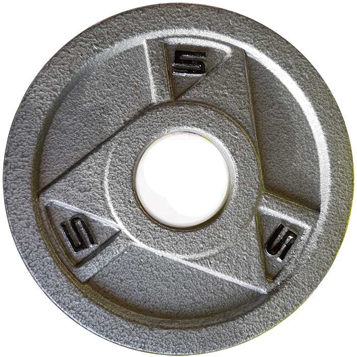 Ironman Olympic Grey Hammerton Tri-Grip Plates 2x 5lb