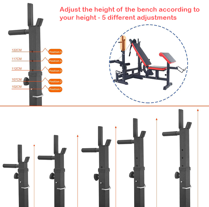 BodyTrain Deluxe Weight Bench - Image 13