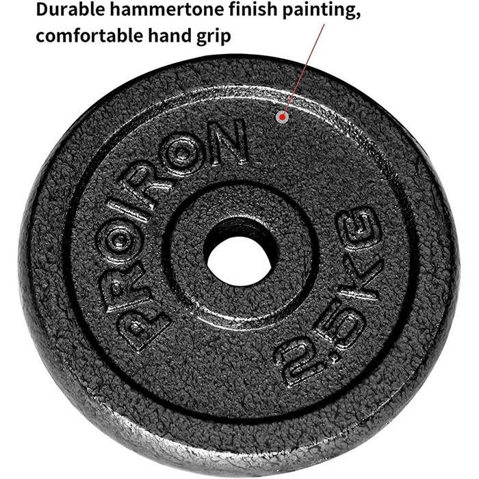 Ironman 30kg Cast Iron Dumbbell And Barbell Set