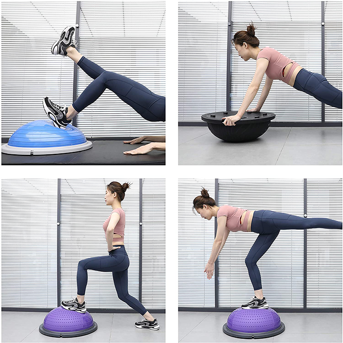 PROIRON Balance Trainer Black with Resistance Bands & Pump