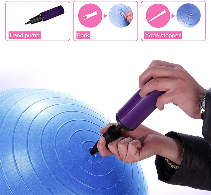 PROIRON 75cm Anti-Burst Blue Swiss Yoga Exercise Ball
