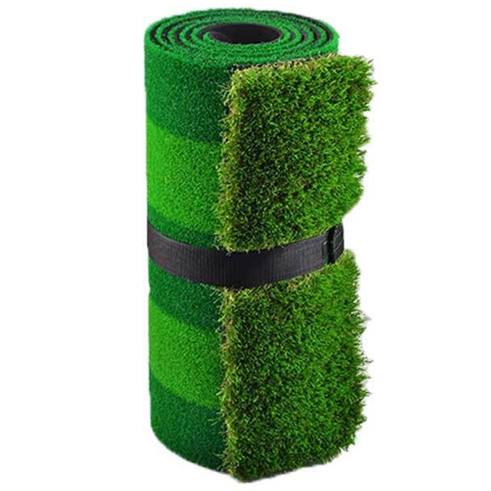 Hilllman PGM Two-Tone Artificial Turf Golf Putting Green with Auto-Return Putting Cup