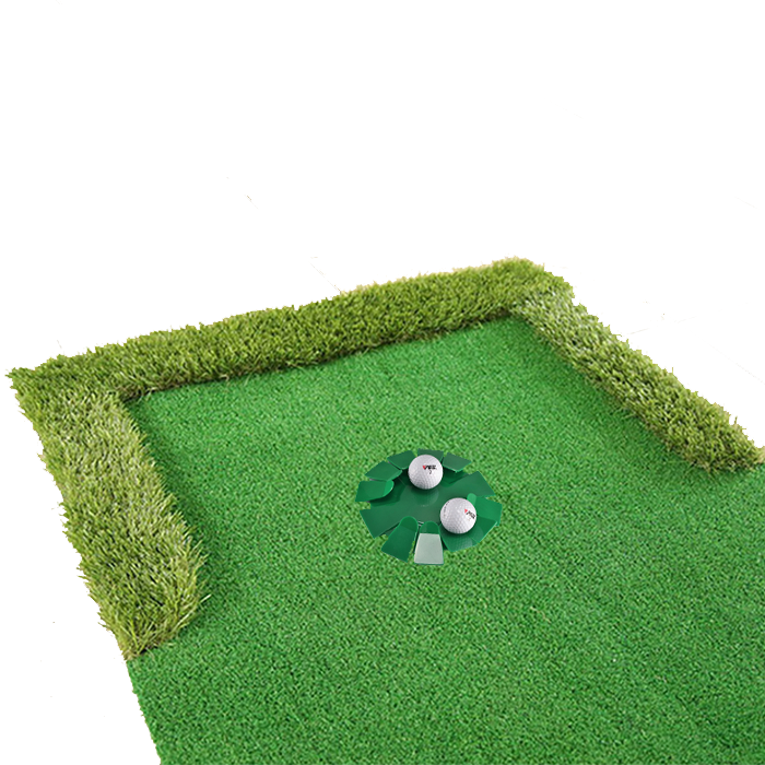 Hillman PGM Portable Artificial Turf Golf Putting Green with Putting Cup