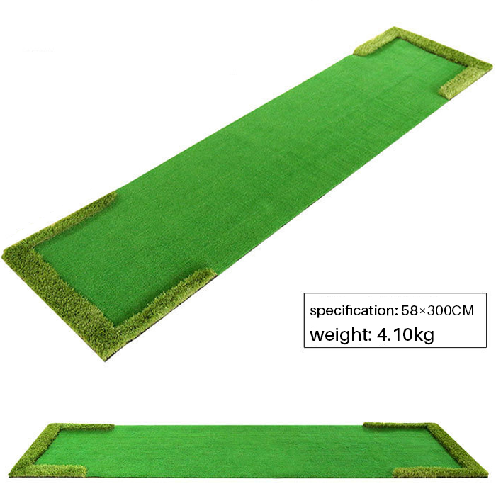 Hillman PGM Portable Artificial Turf Golf Putting Green with Putting Cup