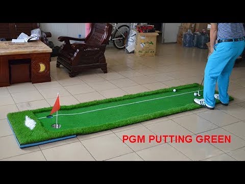 Hilllman PGM Golf Artificial Turf Two Hole Putting Green - Image 2
