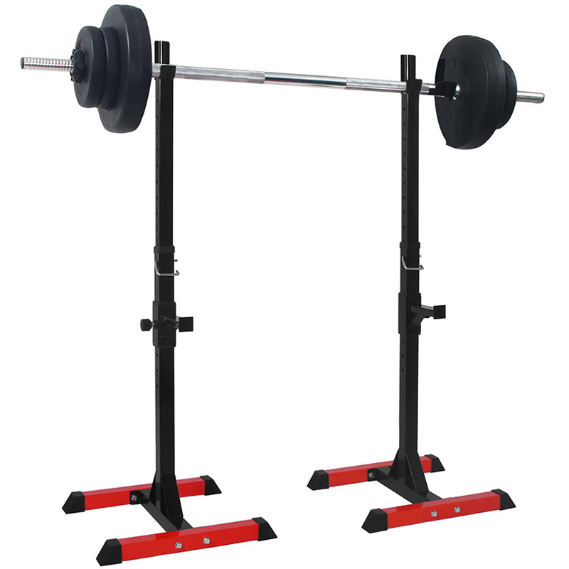 BodyTrain Adjustable Power Squat Rack Barbell Stands - Image 3