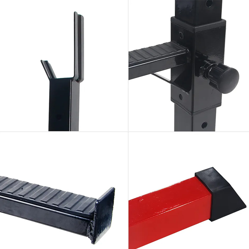 BodyTrain Adjustable Power Squat Rack Barbell Stands - Image 11