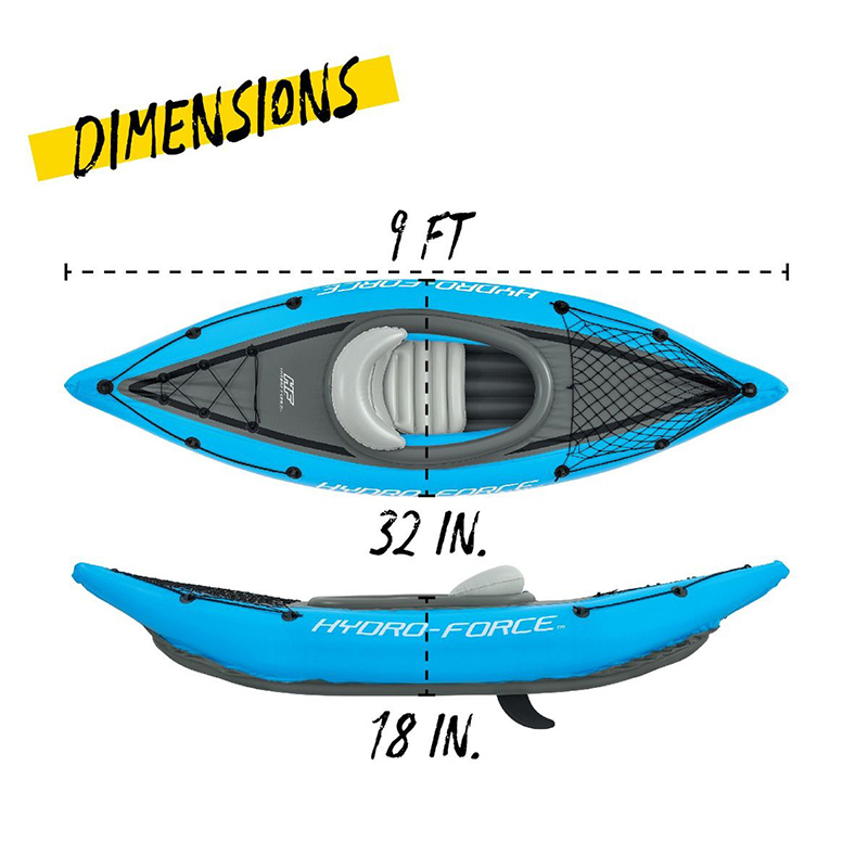 Bestway Hydro‑Force™ Cove Champion 1 Person Inflatable Kayak Set